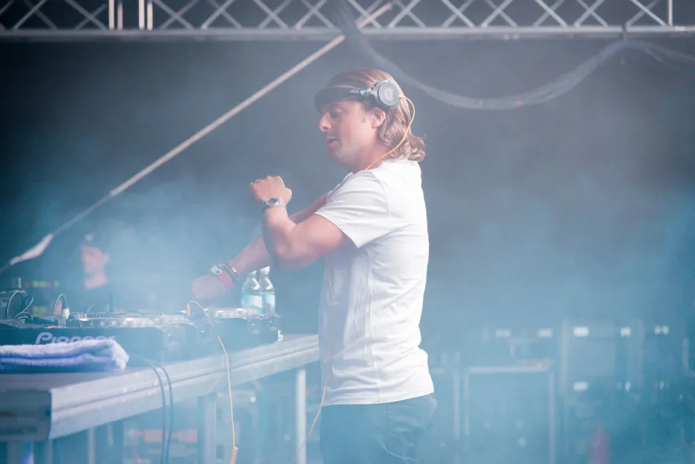 Axwell en concert au festival Palmesus en 2013