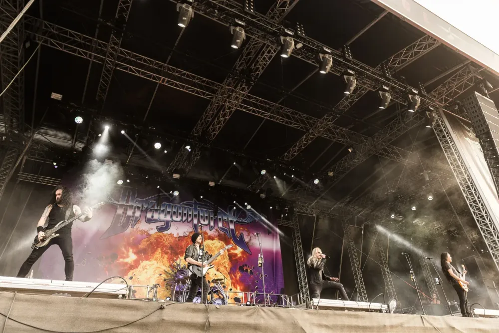DragonForce en concert au festival Rockharz 2019