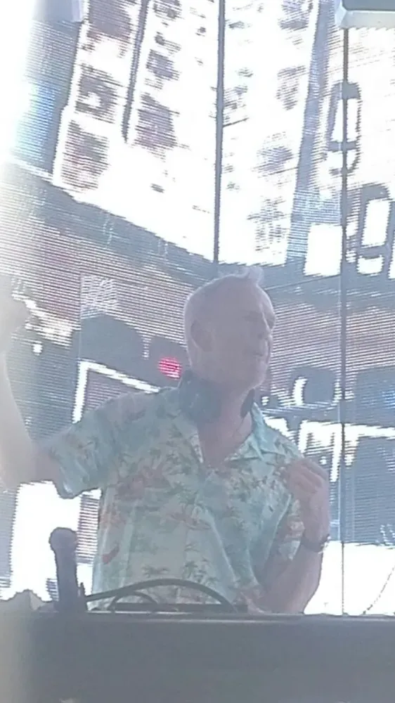 Fatboy Slim en concert en Italie, 2018