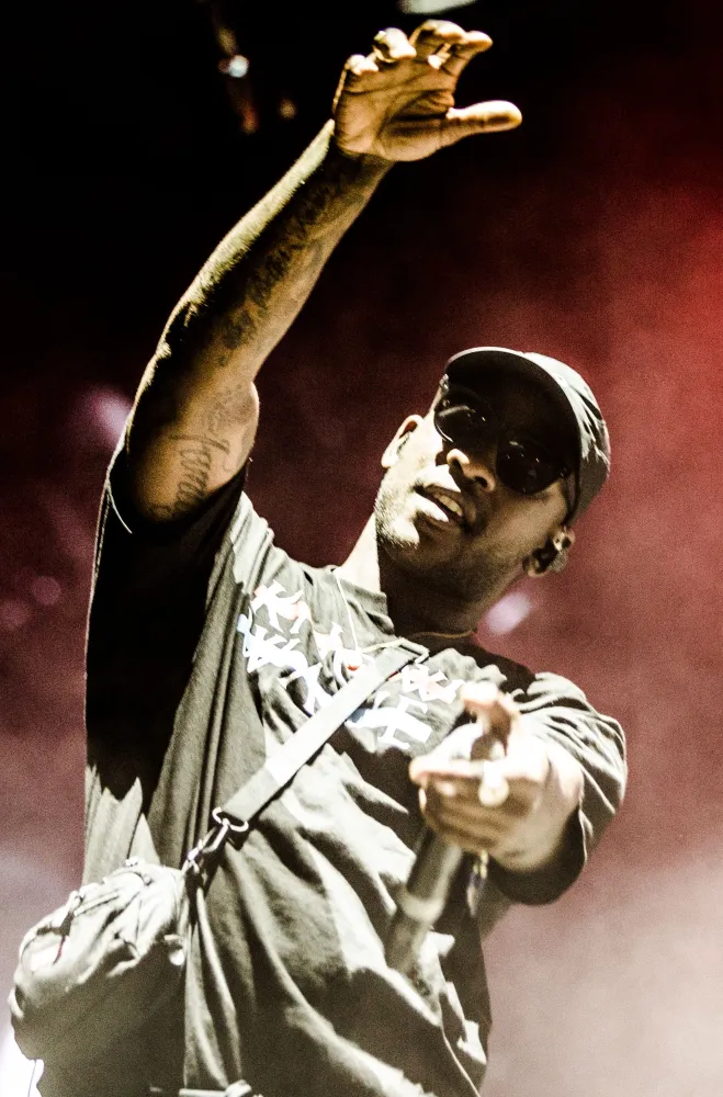 Skepta en concert au festival FIB en 2016